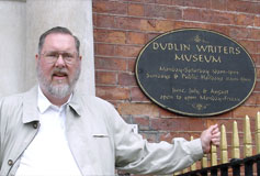 Steve at Dublin Writers Museum